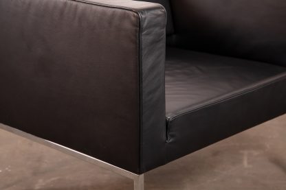 ZÜCO "Rilasso" RS 0811, Sessel, Leder, Chrom/Schwarz – Bild 6