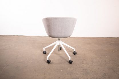 Sedus Cosy-Drehstuhl "On Spot" UC-201 mit Rollen, Weiß/Grau/Rosa – Bild 5