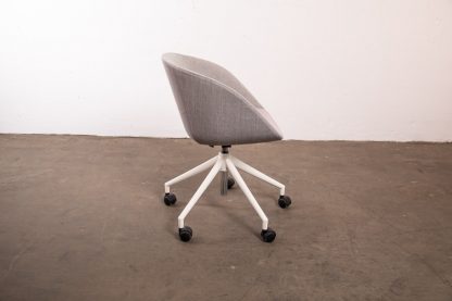 Sedus Cosy-Drehstuhl "On Spot" UC-201 mit Rollen, Weiß/Grau/Rosa – Bild 4