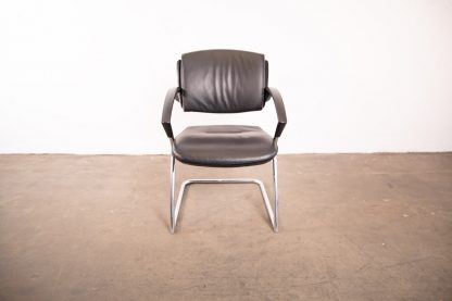 Sedus Freischwinger, Leder, Chrom/Schwarz – Bild 2