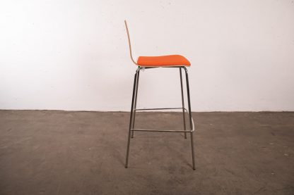 Sedus "meet chair", Barhocker, Chrom/Orange/Weiß – Bild 4