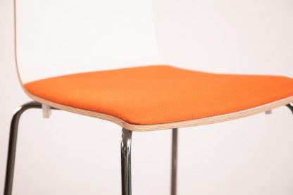 Sedus "meet chair", Barhocker, Chrom/Orange/Weiß – Bild 6