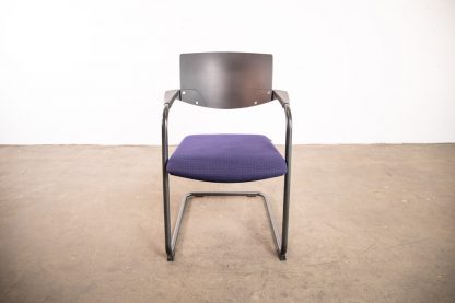 König + Neurath "OKAY.II", Freischwinger, Schwarz/Blau – Bild 2