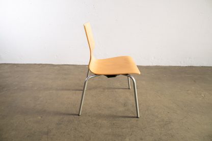 Interstuhl Besucherstuhl, Chrom/Buche – Bild 4