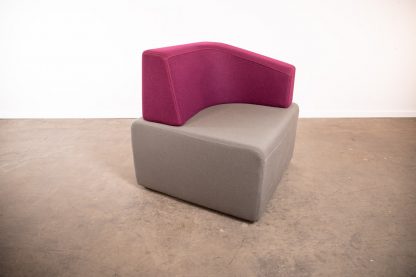 Steelcase "B-Free" Lounge-Ecke, Grau/Lila – Bild 3
