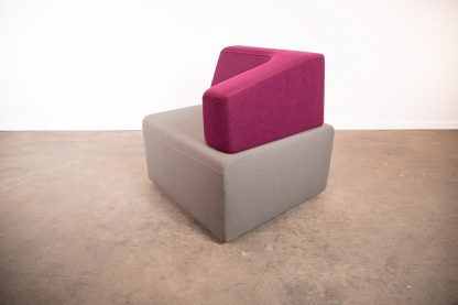 Steelcase "B-Free" Lounge-Ecke, Grau/Lila – Bild 4