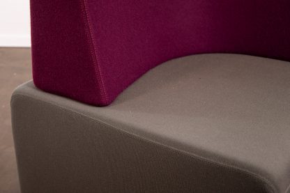 Steelcase "B-Free" Lounge-Ecke, Grau/Lila – Bild 6