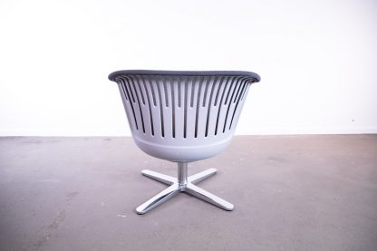 Steelcase "I2I" Loungesessel, Chrom/Grau/Orange – Bild 4