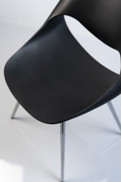 Besucherstuhl ZÜCO "LITTLE PERILLO XS", Kunststoff, Chrom/Schwarz – Bild 3