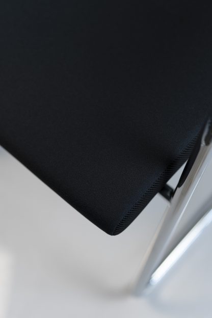 Sedus "Black Dot Net bd 236", Freischwinger mit Netzrücken, Chrom/Schwarz – Bild 2