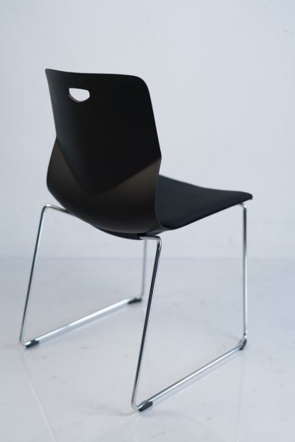Sedus "Stack Chair" un-242, Chrom/Schwarz – Bild 3