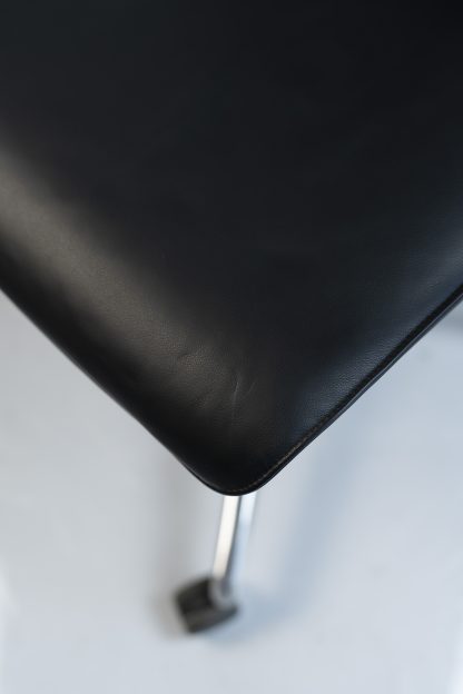 Sedus "se:line", Bürodrehstuhl, Leder, Schwarz – Bild 2