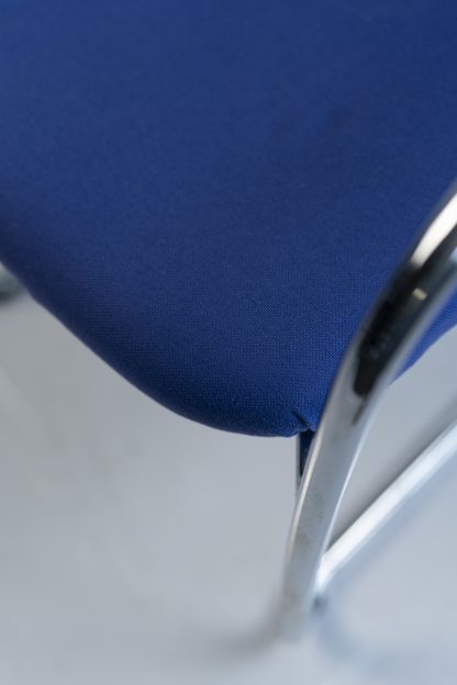 Vitra "Visavis" Step Freischwinger blau/chrom – Bild 2
