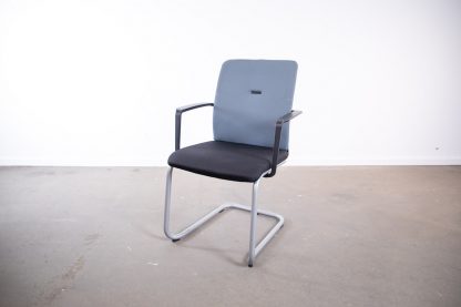 Steelcase "Northside", Freischwinger, Grau/Schwarz/Grau