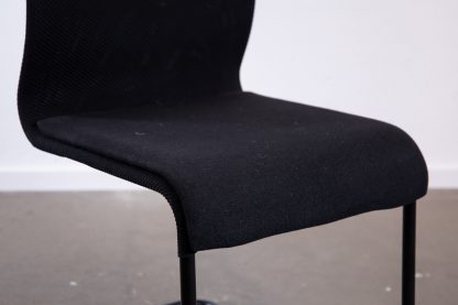 Interstuhl Freischwinger, Stapelstuhl, Schwarz – Bild 6