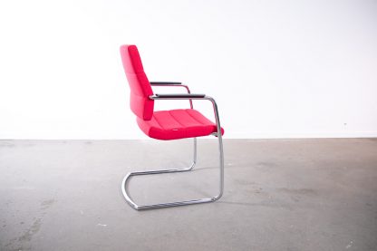 Interstuhl Freischwinger, Chrom/Rot – Bild 4