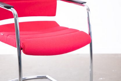 Interstuhl Freischwinger, Chrom/Rot – Bild 6