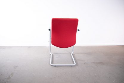 König + Neurath, Freischwinger, Silber/Grau/Rot – Bild 5