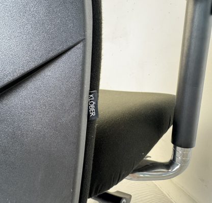 Bürodrehstuhl Klöber "Cato/Casa cca98", Silber/Schwarz – Bild 4