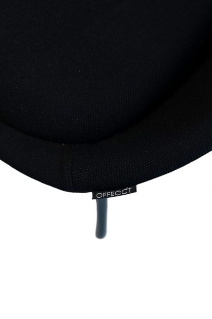 Loungechair OFFECCT "EZY Low Stol", Chrom/Schwarz – Bild 2