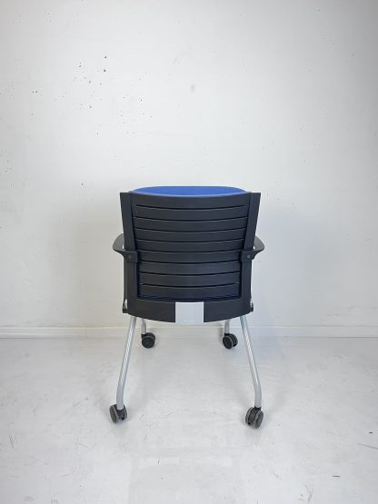 Steelcase "Number One", Klappstuhl, Hellgrau/Blau – Bild 4