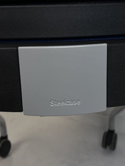 Steelcase "Number One", Klappstuhl, Hellgrau/Blau – Bild 5