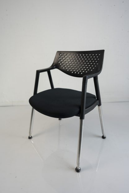 Vitra Besucherstuhl schwarz/grau