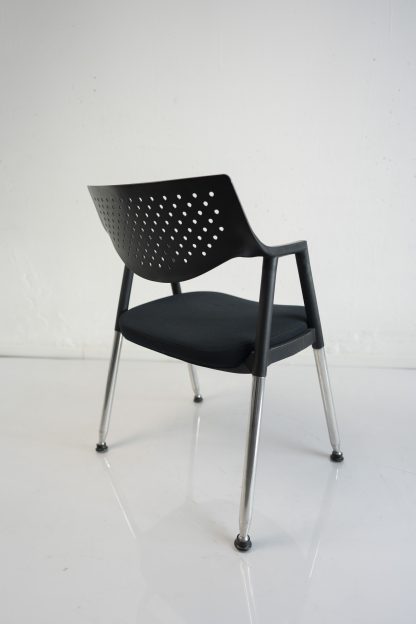 Vitra Besucherstuhl schwarz/grau – Bild 2
