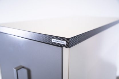 MauserMöbel Apothekerschrank grau/weiß