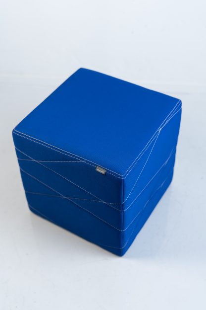 Sitzwürfel "Pixie", Stoff, blau - Wiesner Hager