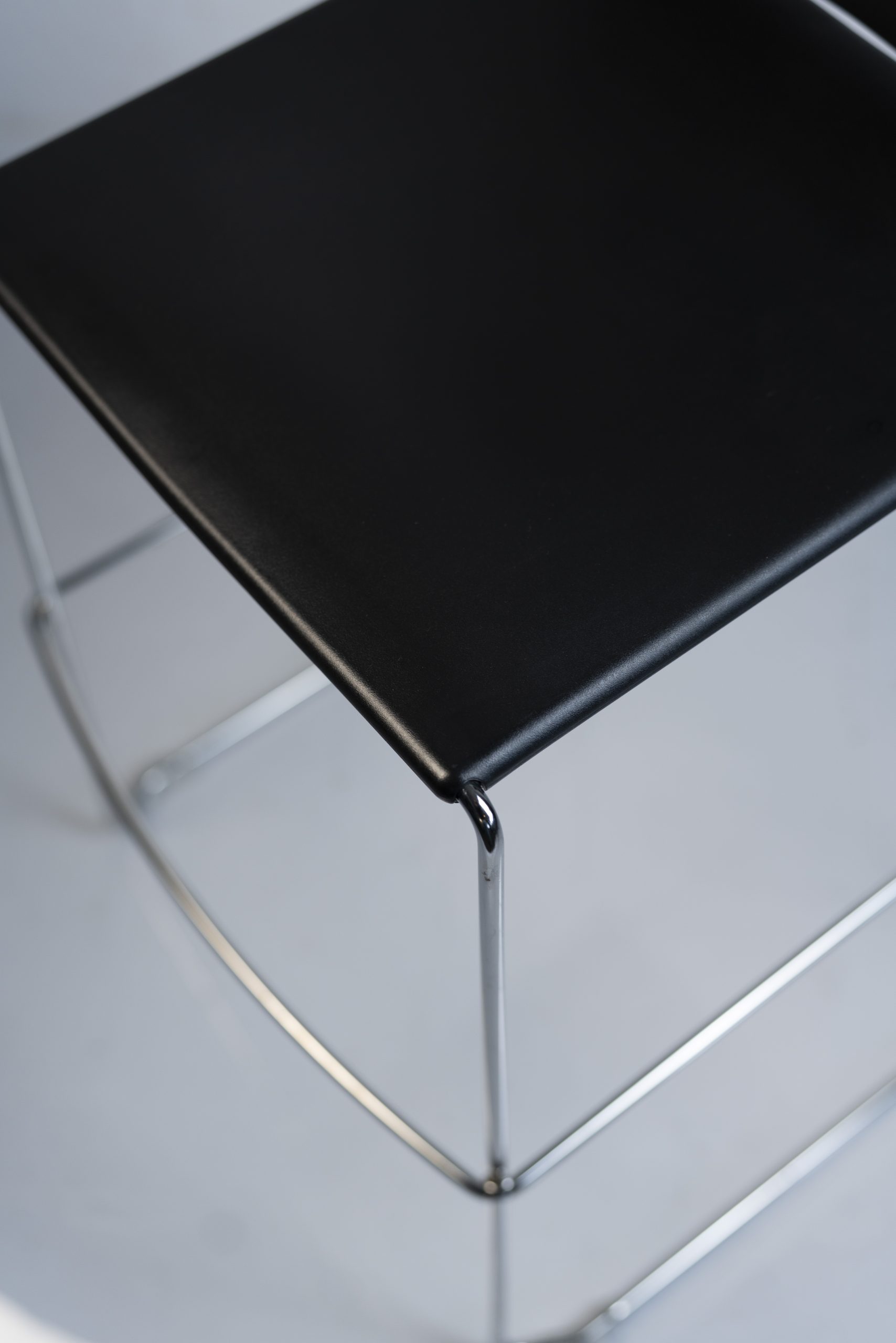 Barhocker, schwarz, Chrom - WINI – Bild 2