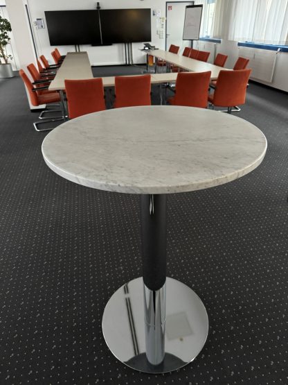 Stehtisch mit Marmorplatte - Thonet